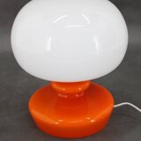 Lampe de table en verre opalin Stepan Tabery des années 1970, Tchécoslovaquie