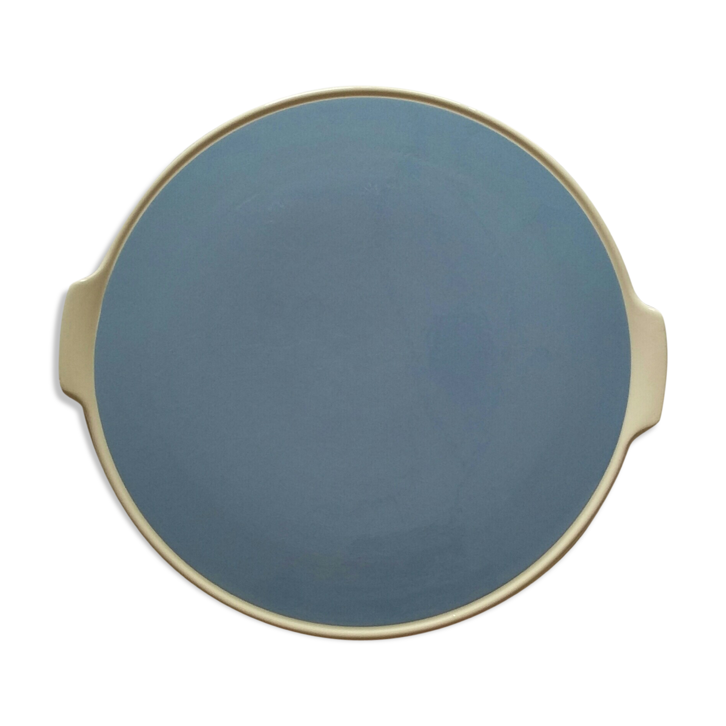 Blue pie dish