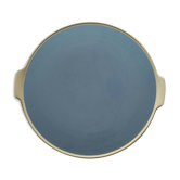 Blue pie dish