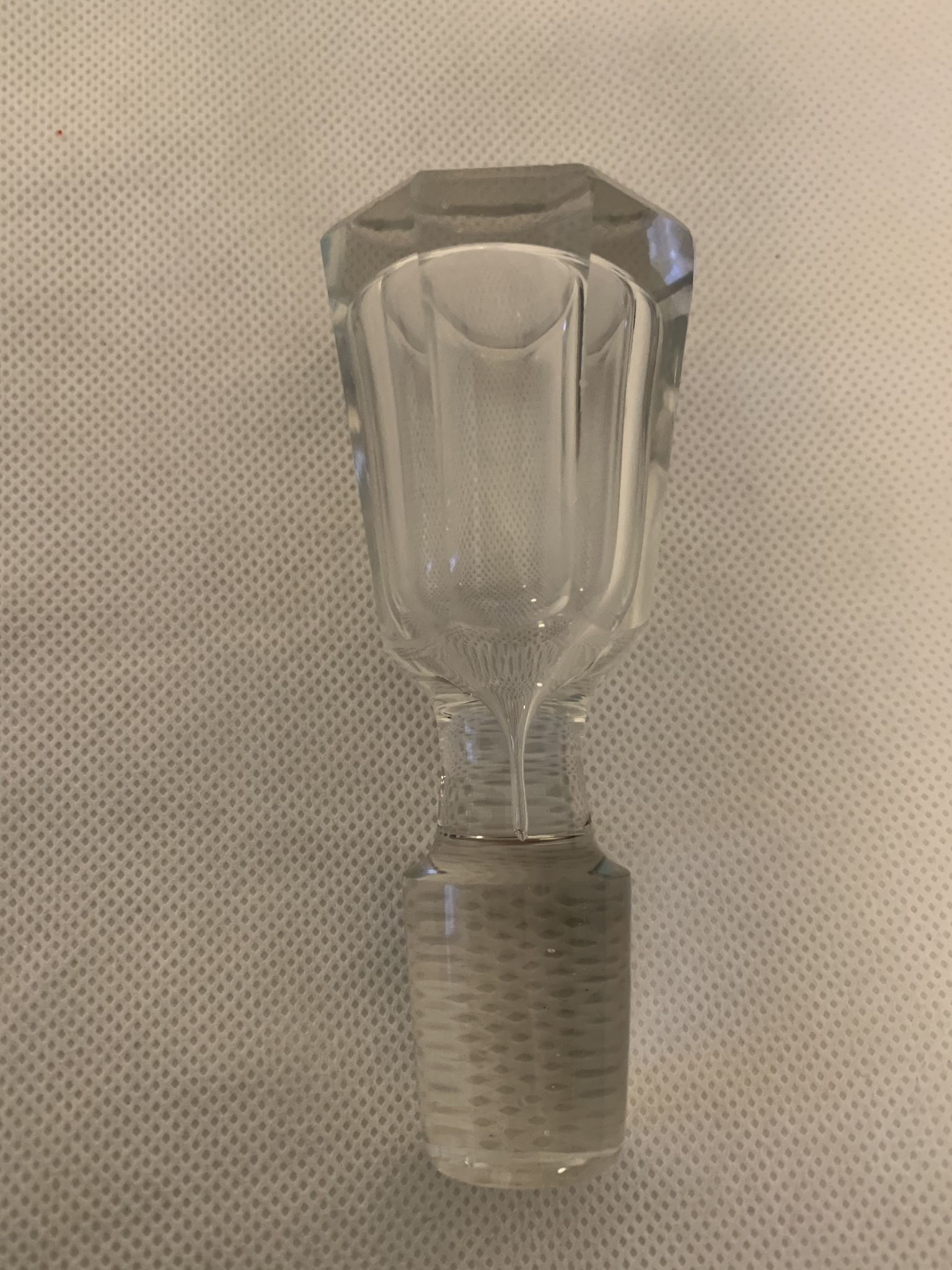 Set of 4 glasses and 1 carafe model Mirabeau early twentieth century