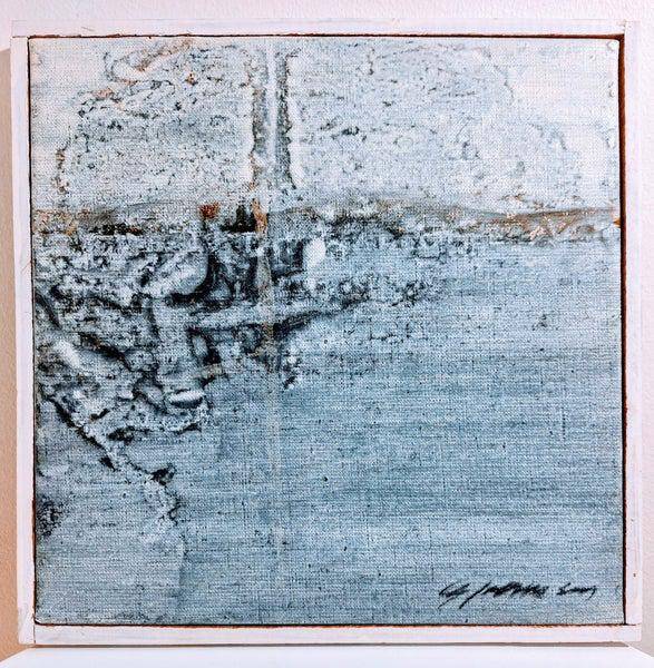 Huile sur toile originale suédoise – “Vinter Vision II” par Gunnar Jonsson