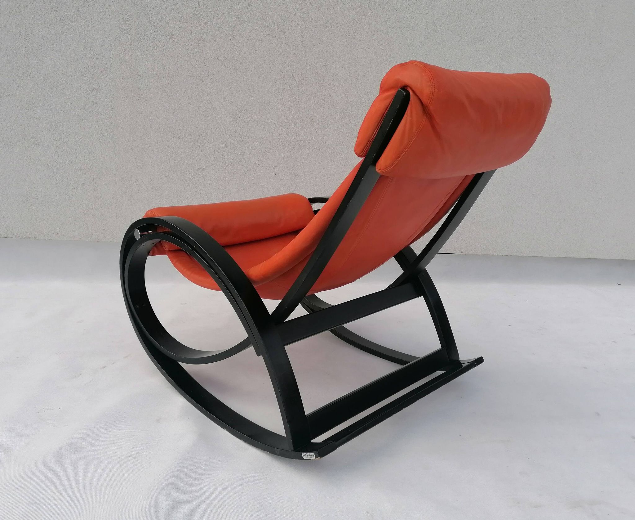 Sgarsul Rocking Chair by Gae Aulenti for Poltronova, 1960s.