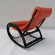 Sgarsul Rocking Chair par Gae Aulenti pour Poltronova, années 1960.