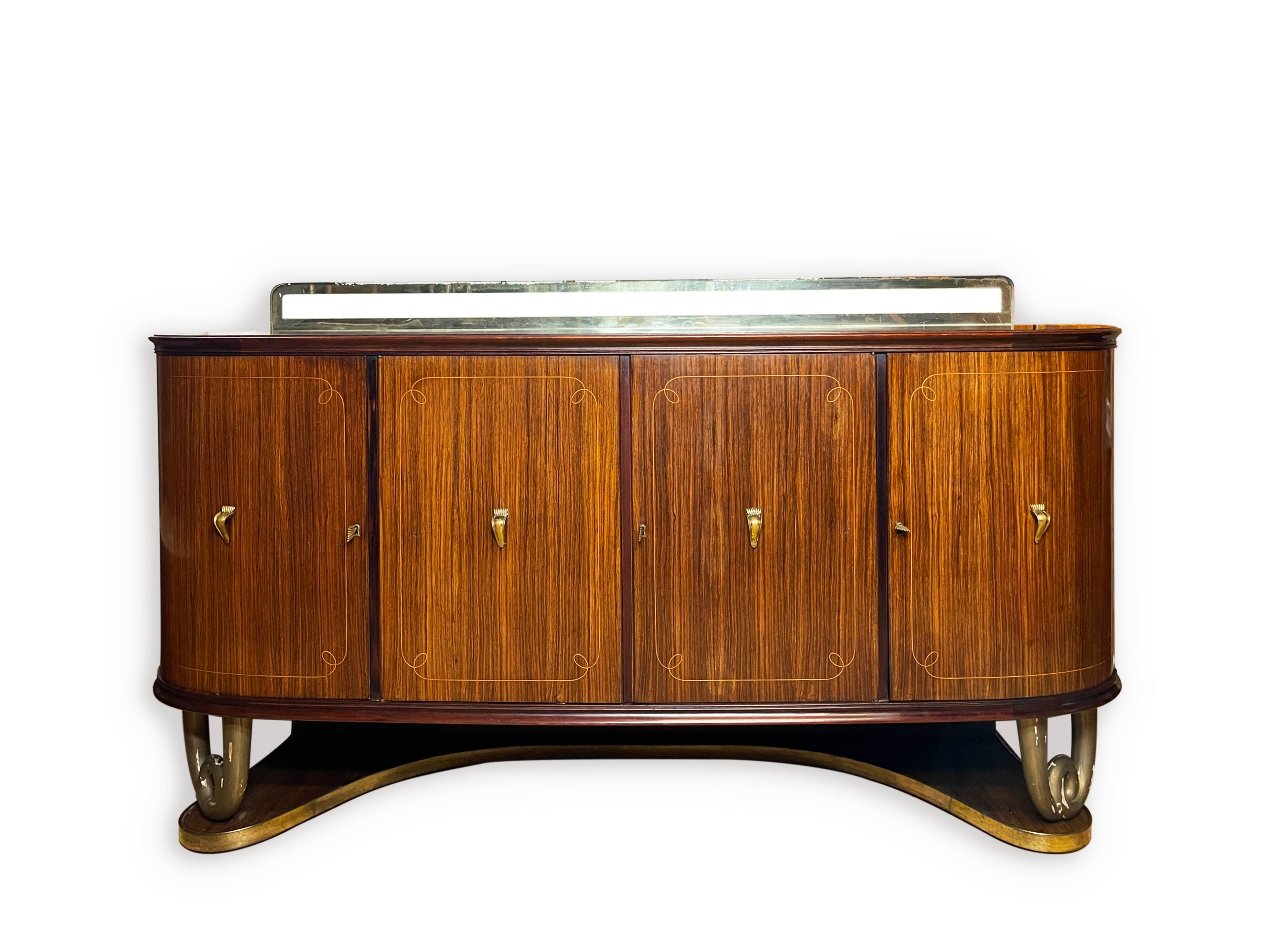 Buffet vintage, dans le style de Paolo Buffa, 1950