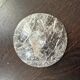 Natural rock crystal plate, anonymous, circa 1970.