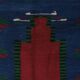 Vintage Turkish handmade rug 114x163 cm