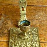 Bronze hand candlestick