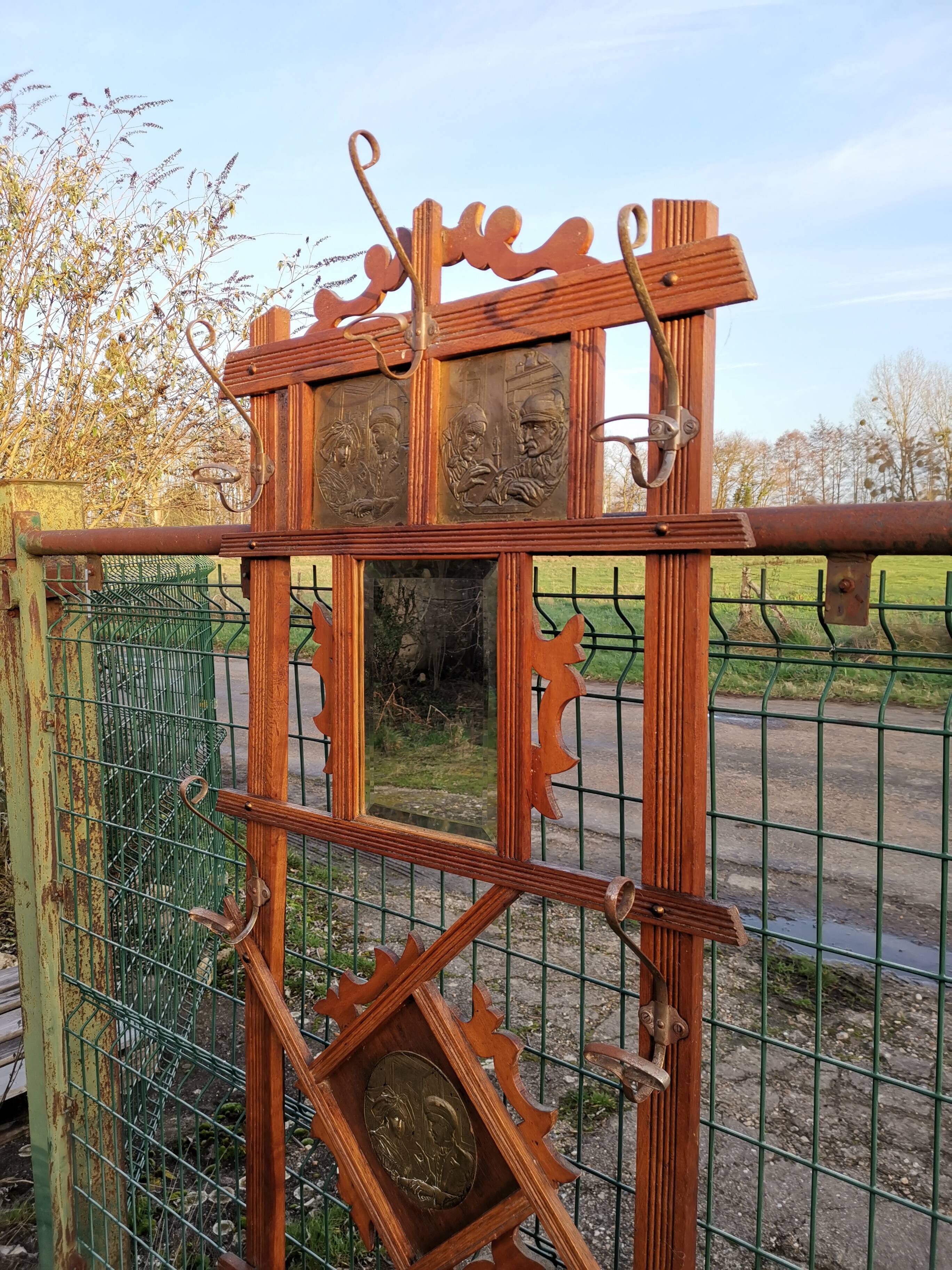 Art Deco coat rack cloakroom