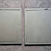 Pair of post-impressionist paintings signed BERJONNEAU, oil on cardboard.