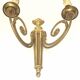 Pair of bronze wall sconces in Louis XVI style