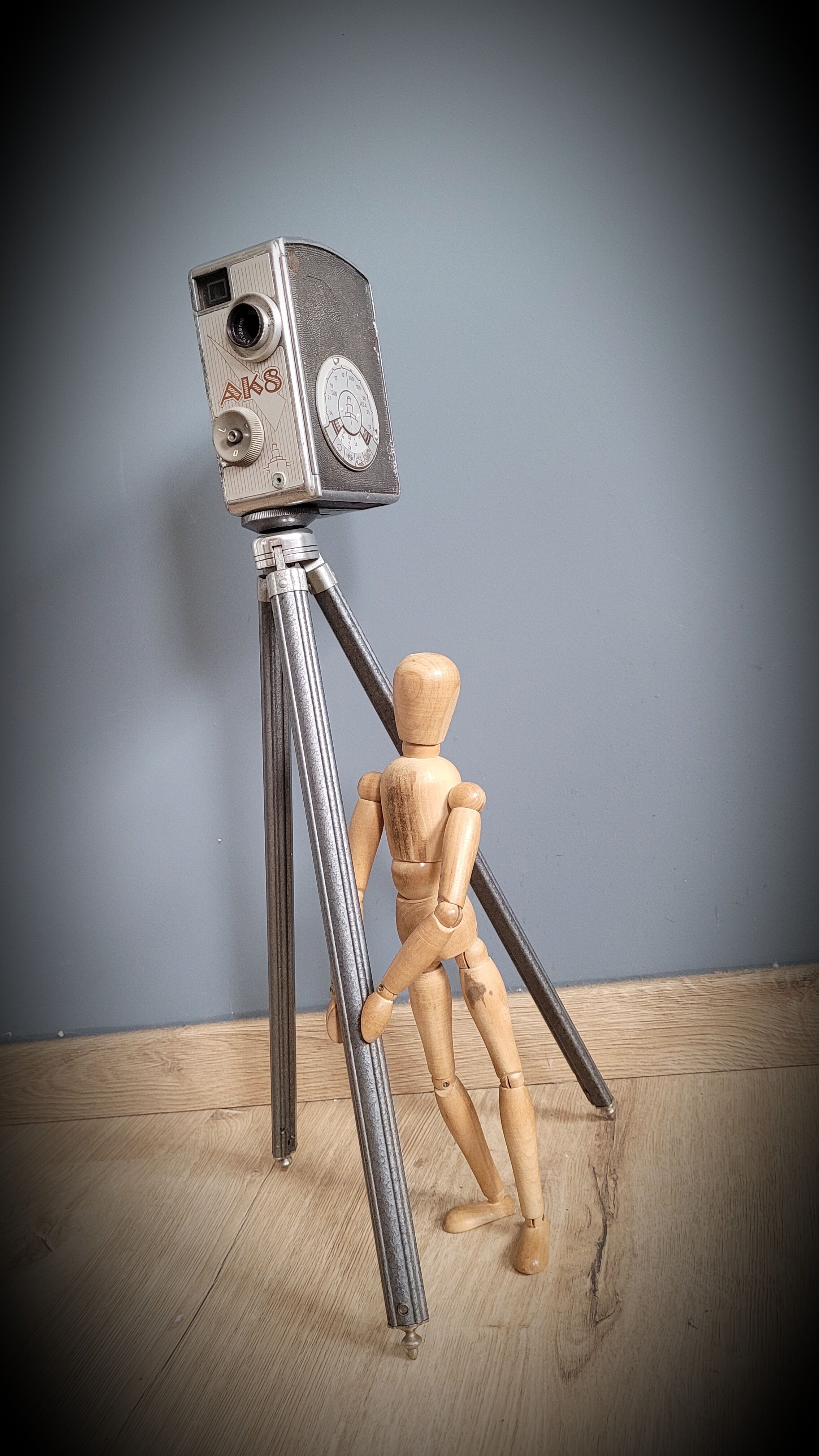 AK8 camera on tripod