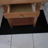 Light wooden table with 2 drawers, from the 1960s