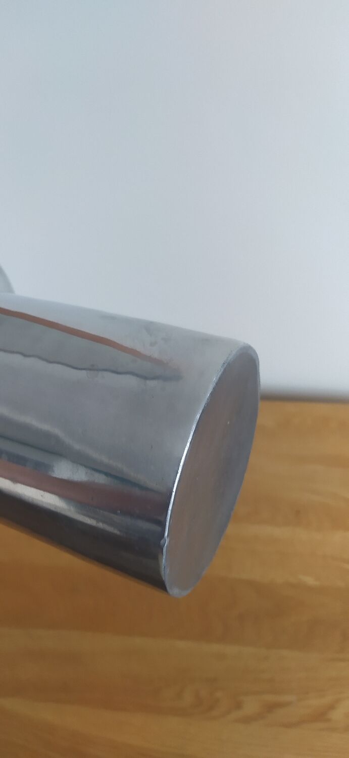 Vase aluminium années 70