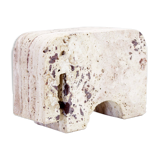 Elephant in travertine
