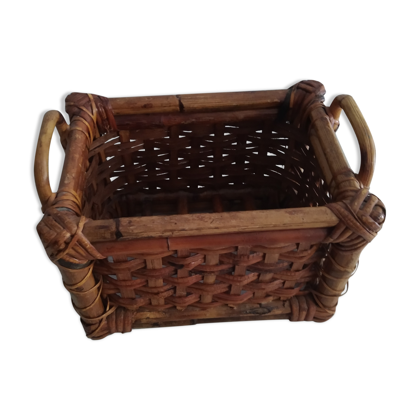 Bamboo storage basket