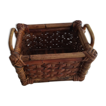 Bamboo storage basket