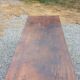 19th century farmhouse table with spindle legs, 225cm