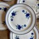 Set of 8 vintage dessert plates, Murcie model by Moulin des Loups