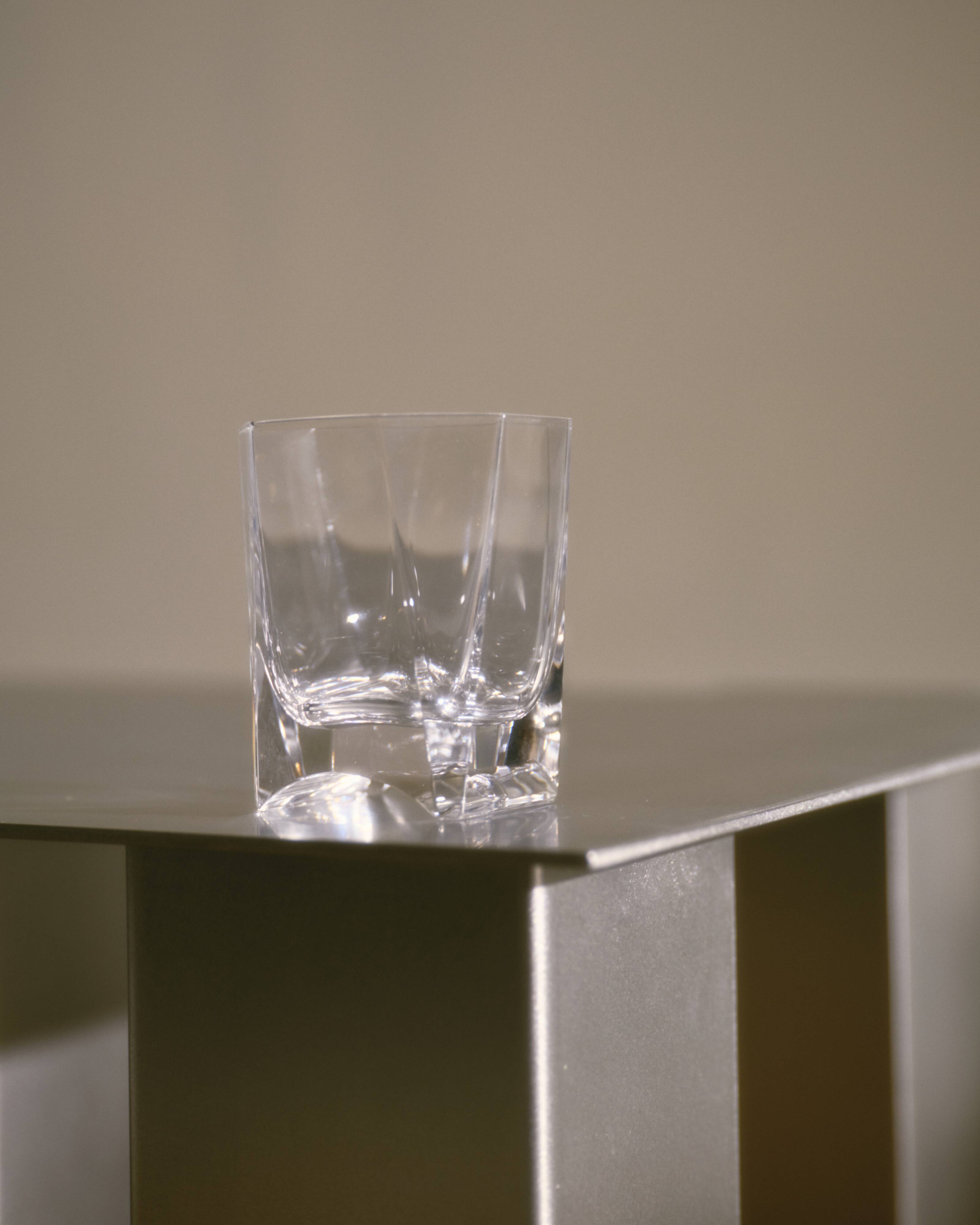 Ensemble de 6 verres à whisky en cristal