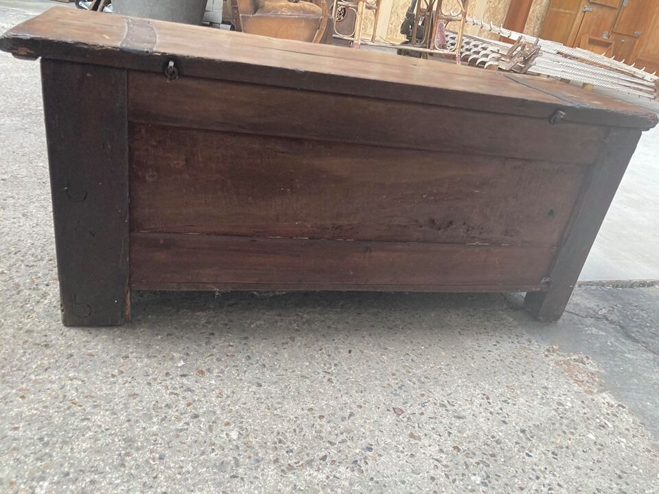 19th wooden Breton box