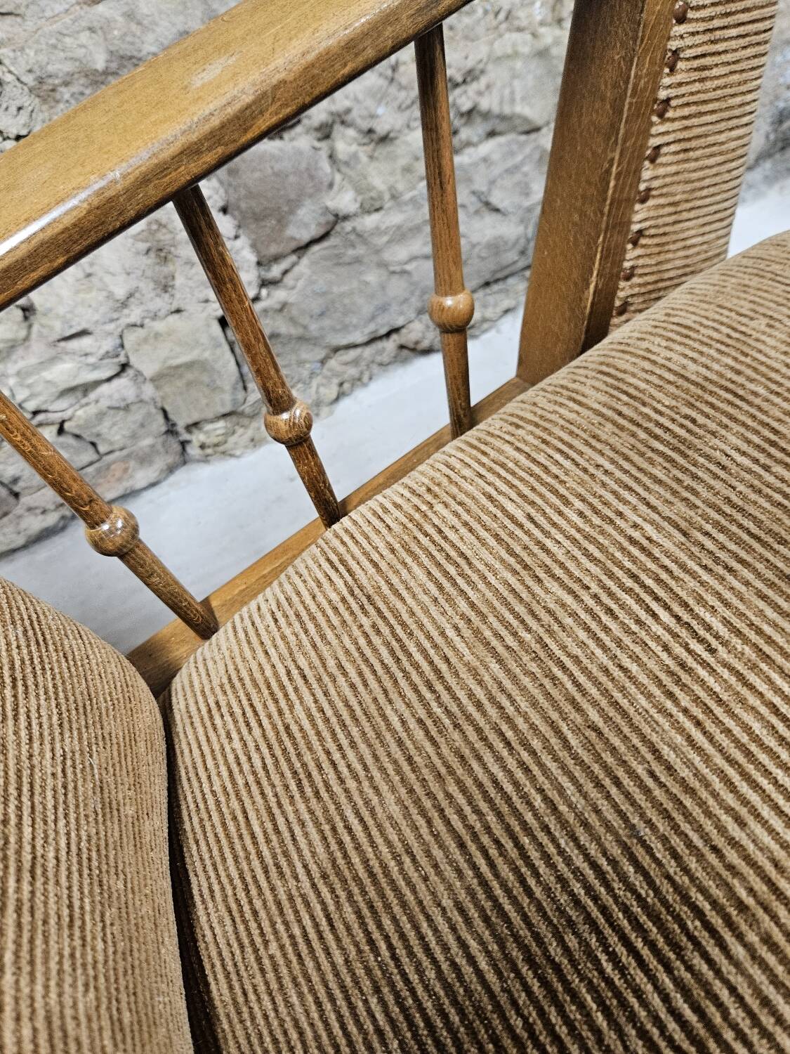 Paire de fauteuils brutalistes, années 1950
