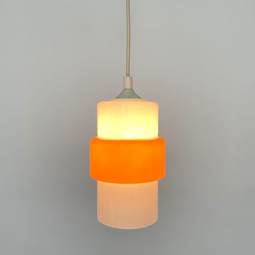 Vintage opaline pendant lamp 70