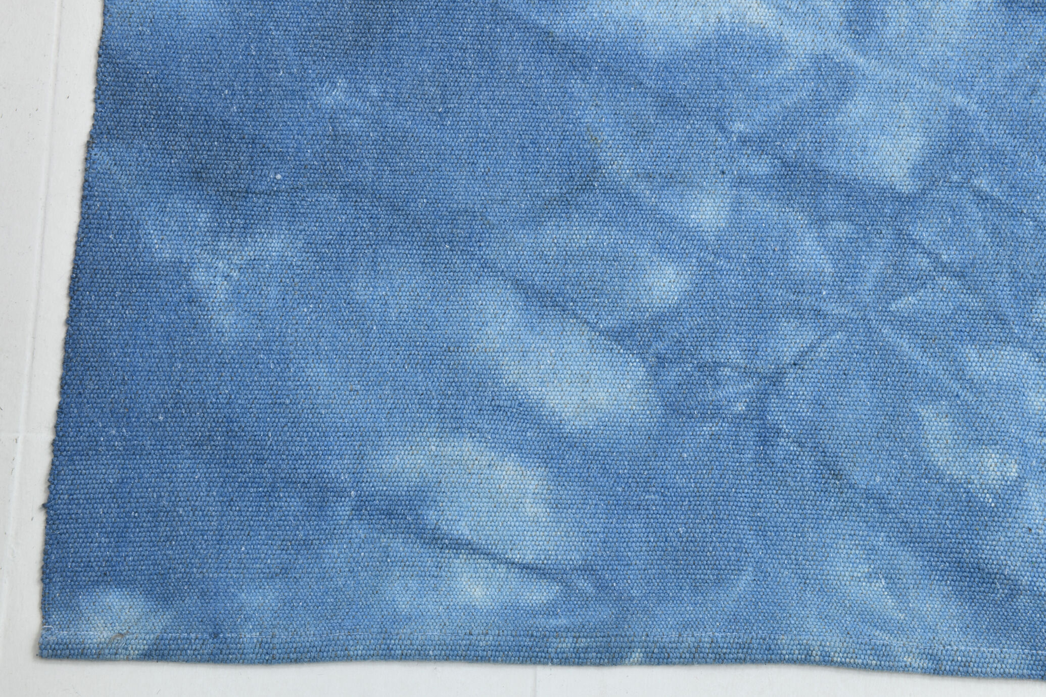 Pastel blue large turkish rug 304x211cm