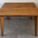 Vintage oak table from the 1950s.