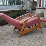 Scandinavian style relax armchair