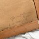 Antique oil painting on cardboard, bouquet of carnations, signed and dated 1899