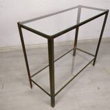 Console laiton verre Broncz