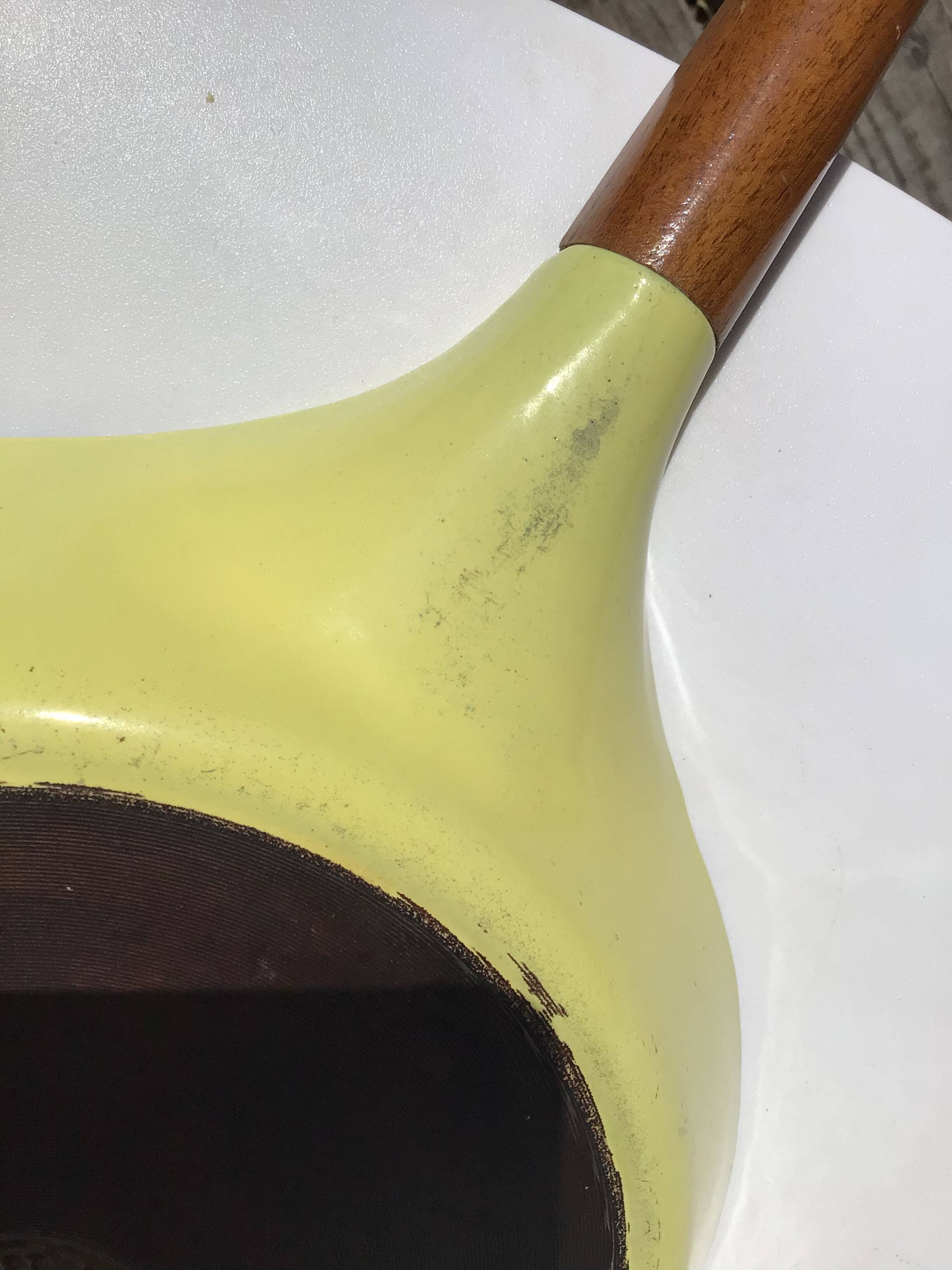 Raymond Loewy CEI pan for Le Creuset enameled cast iron