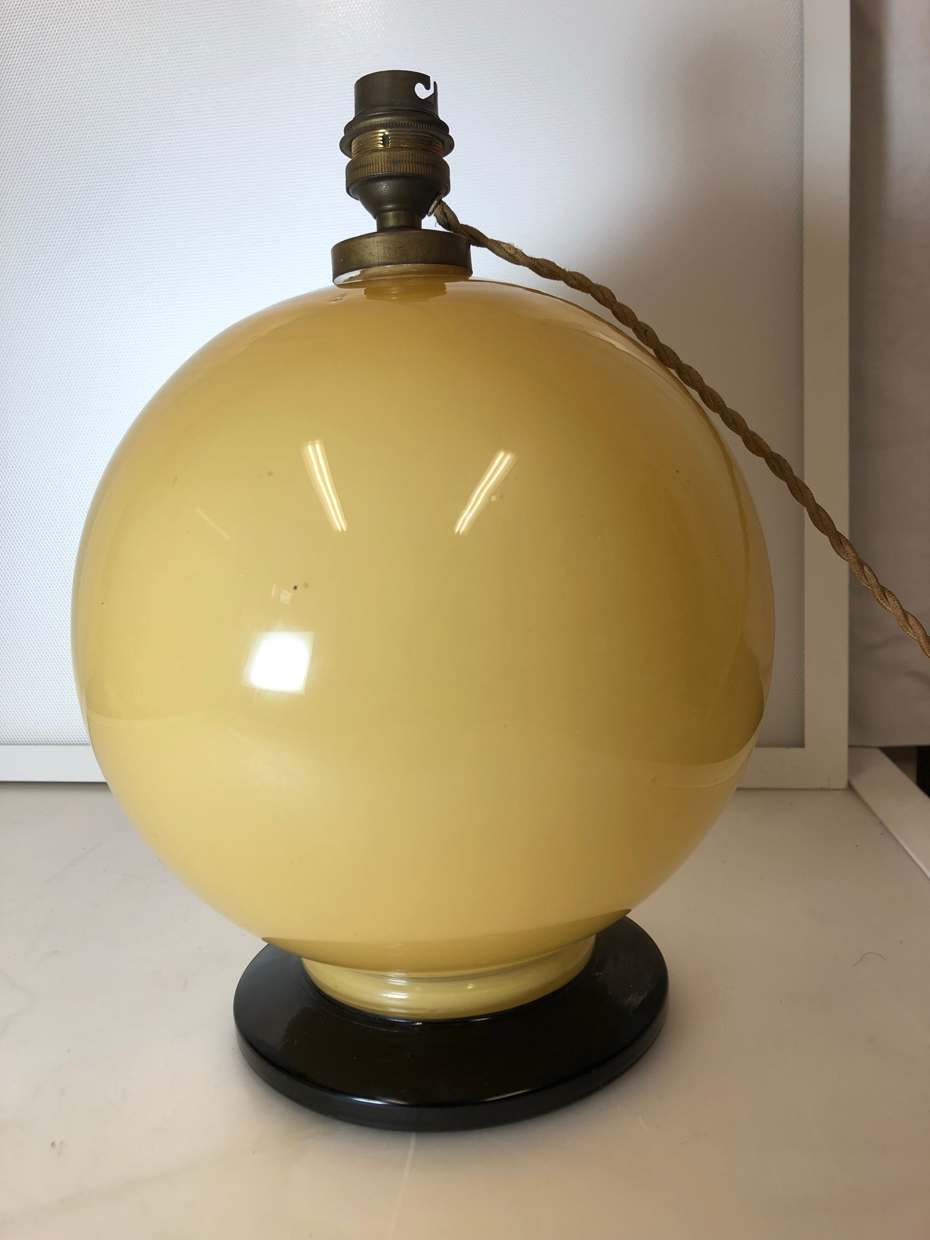 Pied de lampe art deco