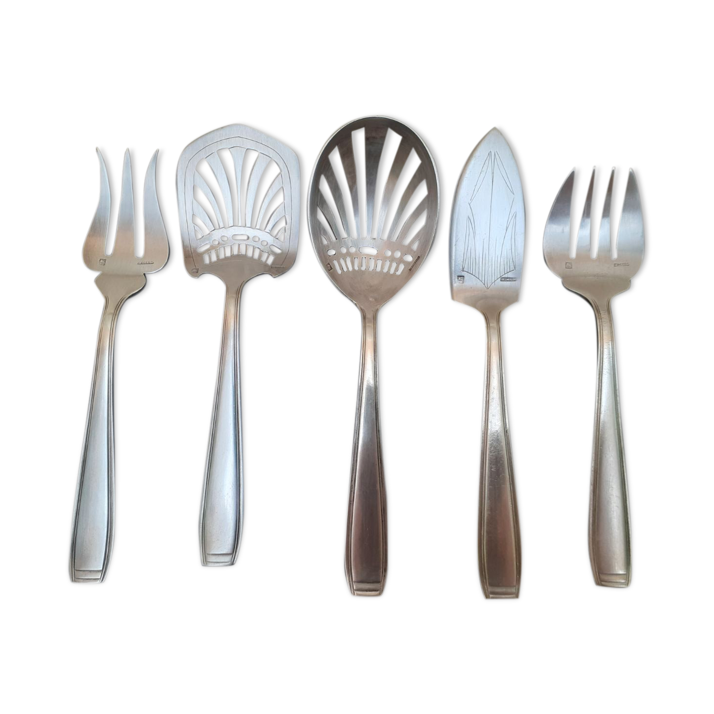 5 cutlery set entremets, Ercuis desserts