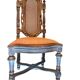 Set of 6 antique Louis XV style chairs – caned & cerused finish