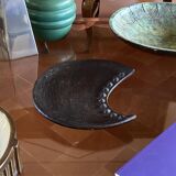 Organic modern wood tray / vide poche, France 1960s