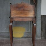 Bedside table, nightstand wood, accent furniture, antique furniture.