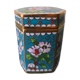 Cloisonné enamel opium box