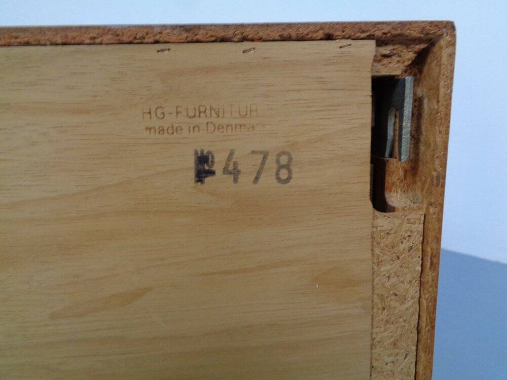 Rollable Chest of Drawers by Rud Thygesen & Johnny Sorensen for Hansen & Guldborg Furniture, Denmark, 1960s