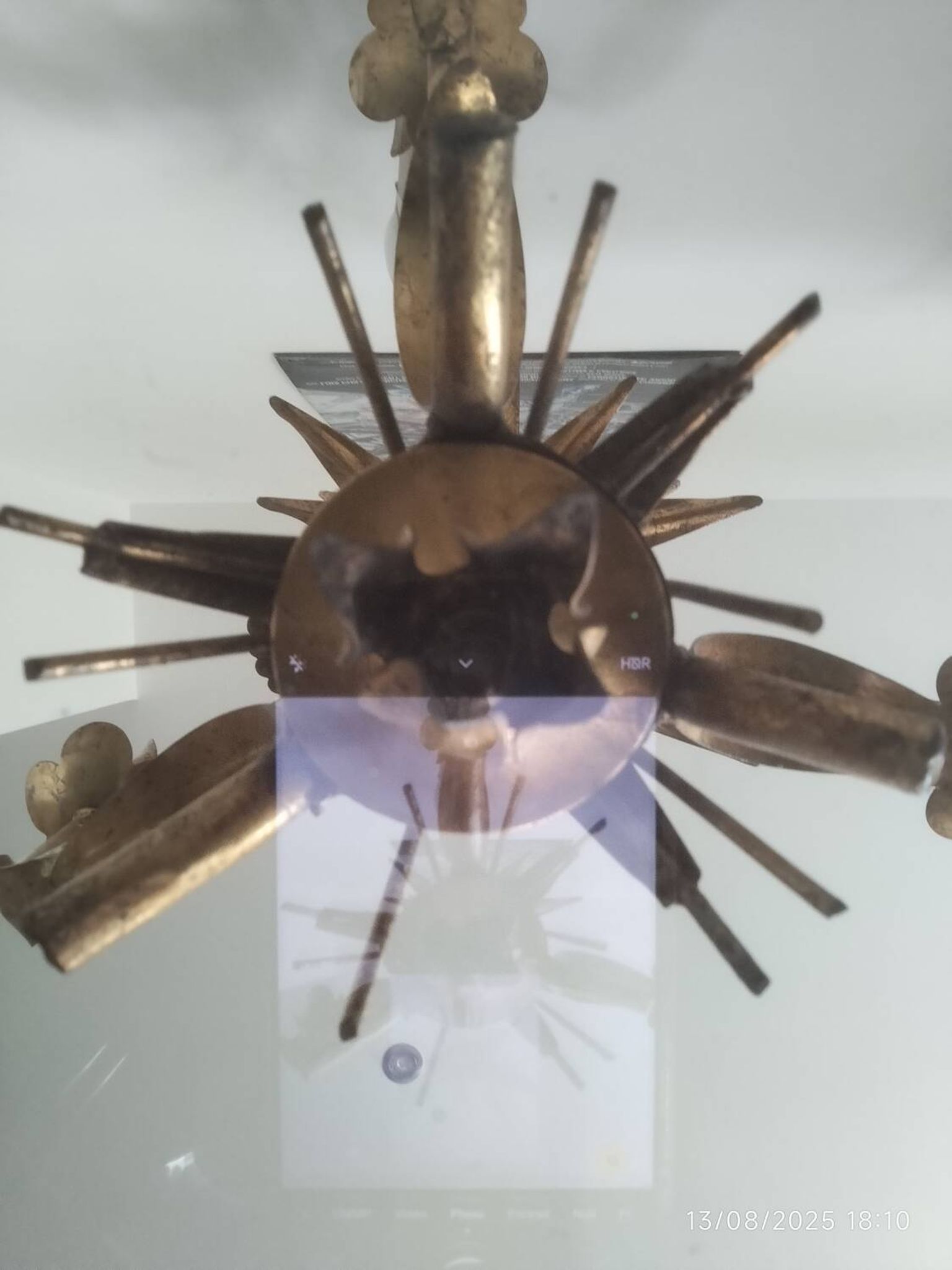 Lustre italien doré – Années 60/70