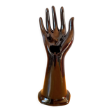 Hand ring or black soliflore 70s