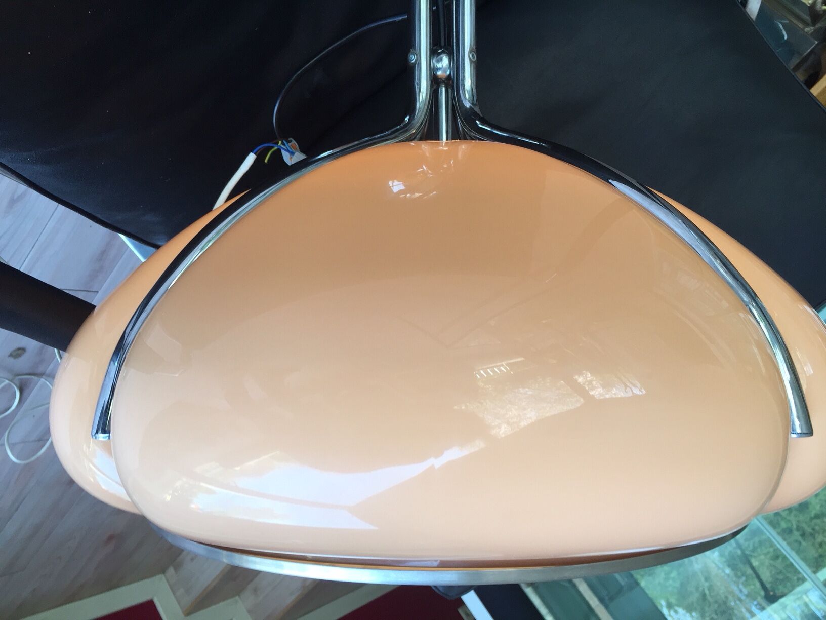Hanging lamp by Gae Aulenti for Guzzini Quadrifoglio 1970