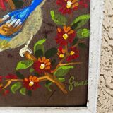 Bird fabric painting table