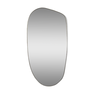 Miroir laiton doré 190x95cm forme organique