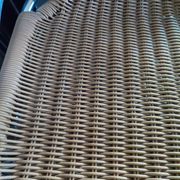 Chaises scoubidou et aluminium