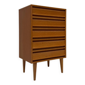 Commode haute en chêne