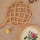 Vintage rattan battoir mat tape