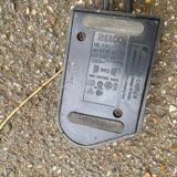 Lampadaire vintage italien Relco Milano en bois massif sculpté