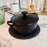 Le Creuset casserole nº18 in black cast iron