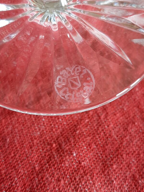 Verres en cristal de Bayel